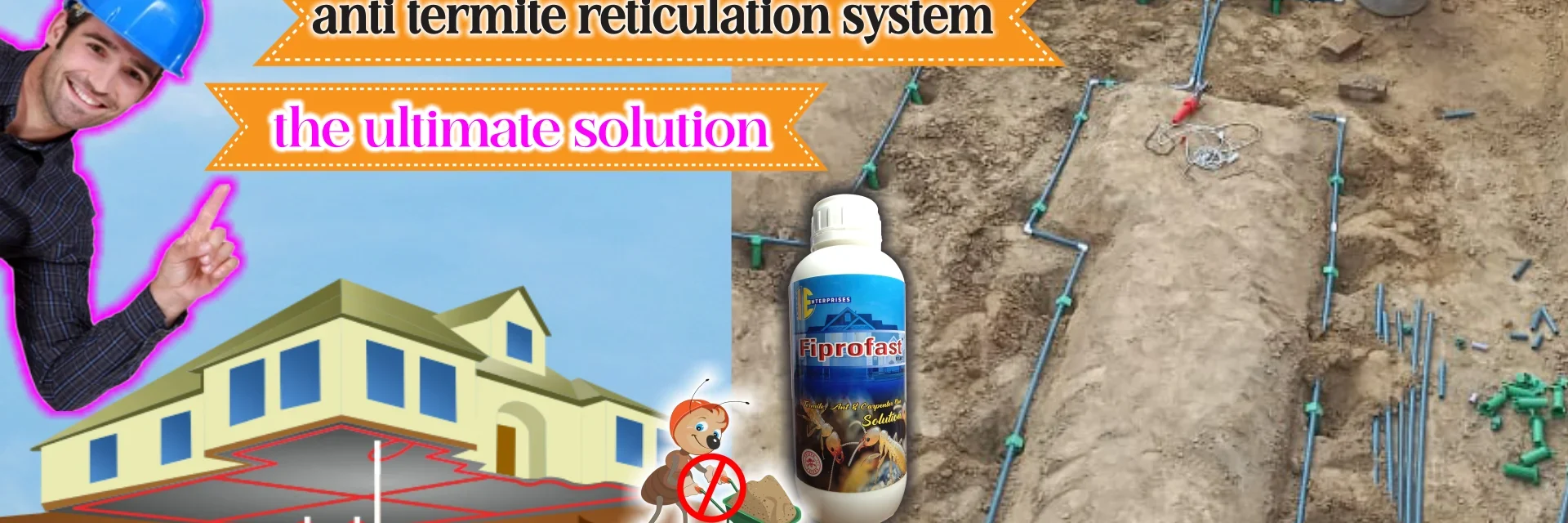 Ultraforce and fiproforce a powerful termiticide for anti termite reticulation system piping system